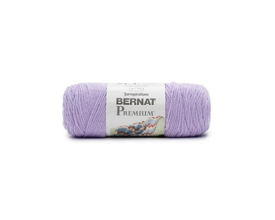 "Bernat® Fil Premium™, Acrylique #4 Moyen, 7oz/198g, 360 Yards" (Lilas)