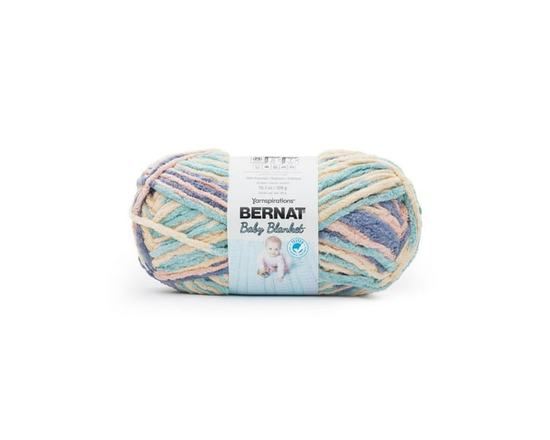 Bernat® Baby Blanket™ Yarn, Polyester #6 Super Bulky, 10.5oz/300g, 220 Yards (Mini Succulents)