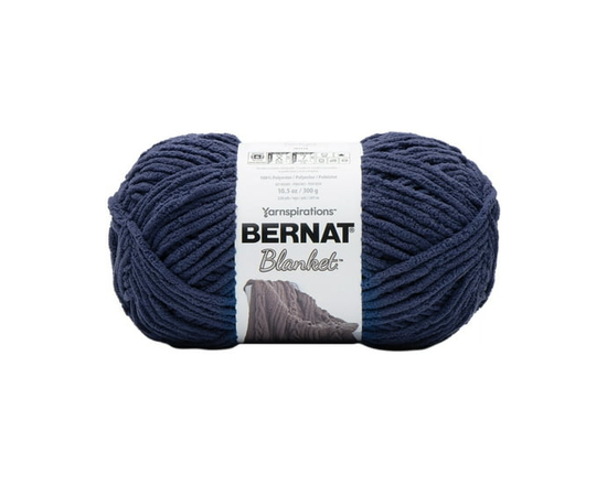 Bernat® Blanket™ #6 Super Bulky Polyester Yarn, Vintage White 10.5oz/300g, 220 Yards - 300g (Twilight)