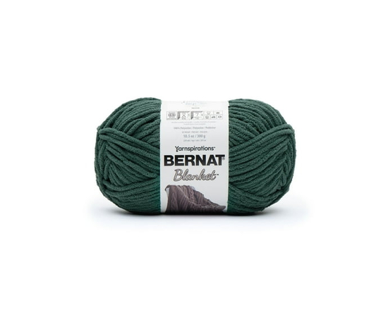 Bernat® Blanket™ #6 Super Bulky Polyester Yarn, Vintage White 10.5oz/300g, 220 Yards (Deep Sea)