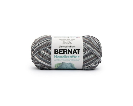 Bernat® Handicrafter® Ombre Yarn, Cotton #4 Medium, 12oz/340g, 573 Yards (Pepper Varg)