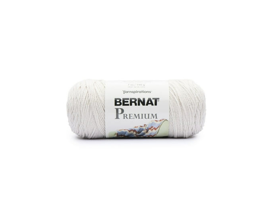 "Bernat® Fil Premium™, Acrylique #4 Moyen, 7oz/198g, 360 Yards" (Parchemin)