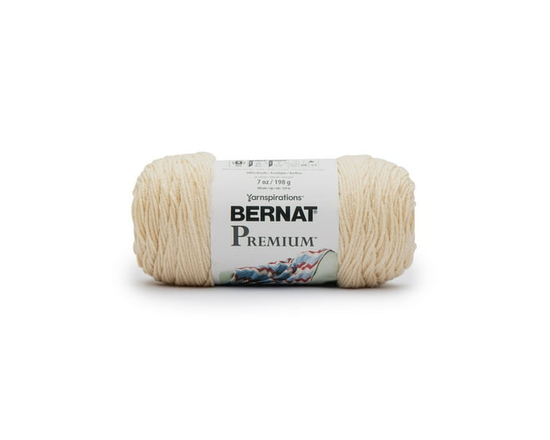 "Bernat® Fil Premium™, Acrylique #4 Moyen, 7oz/198g, 360 Yards" (Amande)