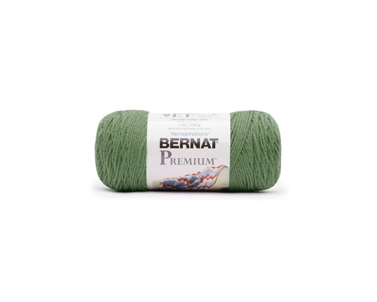 Bernat® Premium™ Yarn, Acrylic #4 Medium, 7oz/198g, 360 Yards - 7oz/198g (Pine)