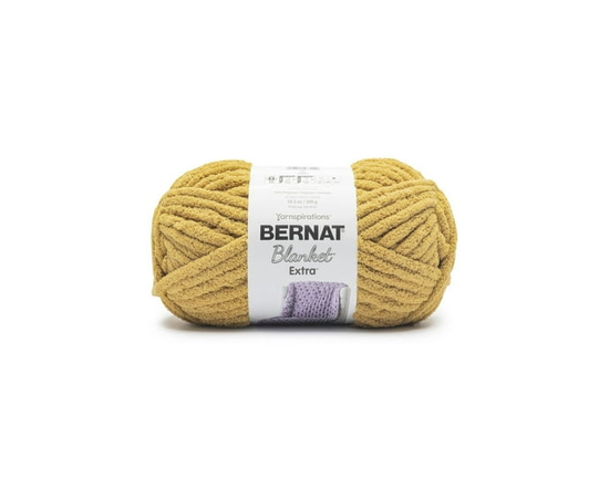 Bernat® Blanket Extra™ Yarn, Polyester #7 Jumbo, 10.5oz/300g, 97 Yards (Gold)