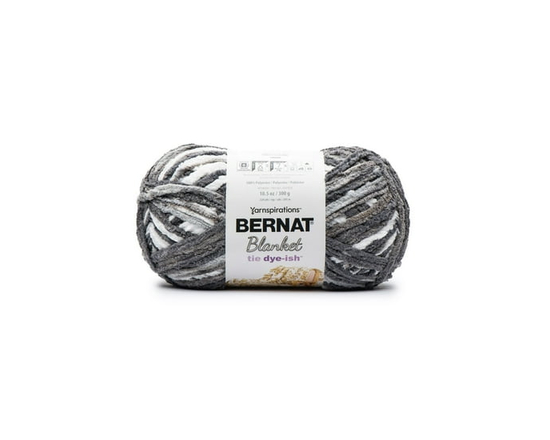 Bernat® Blanket Tie Dye-ish™ Yarn, Polyester #6 Super Bulky, 10.5oz/300g, 220 Yards (Moonlight)