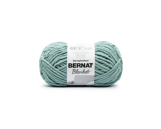 Bernat® Blanket™ #6 Super Bulky Polyester Yarn, Vintage White 10.5oz/300g, 220 Yards (Rosemary)