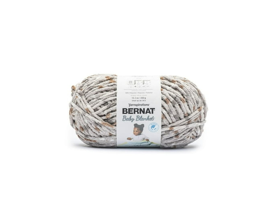 Bernat® Baby Blanket™ Yarn, Polyester #6 Super Bulky, 10.5oz/300g, 220 Yards (Pebble Dot)