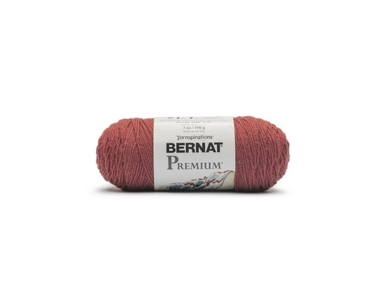 "Bernat® Fil Premium™, Acrylique #4 Moyen, 7oz/198g, 360 Yards" (Chili)
