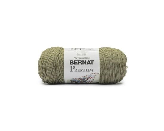 "Bernat® Fil Premium™, Acrylique #4 Moyen, 7oz/198g, 360 Yards" - 7 Oz/198 g (Mousse)