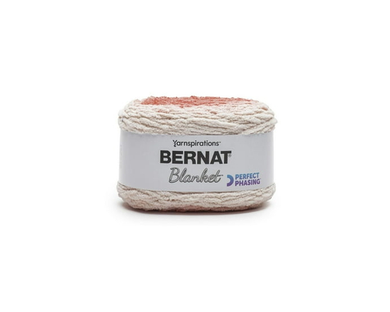 Bernat® Blanket Perfect Phasing Yarn, Polyester #6 Super Bulky, 10.5oz/300g, 220 Yards (Crimson)