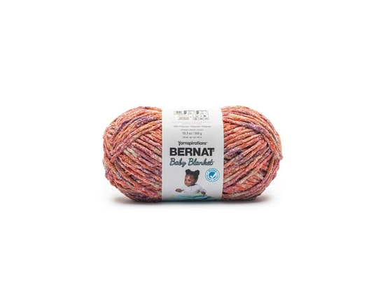 "Bernat® Fil Baby Cover™, Polyester #6 Super Volumineux, 10,5oz/300g, 220 Yards" (Adobe)
