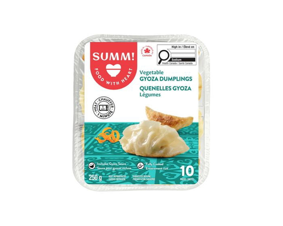 Quenelles gyoza aux légumes SUMM!