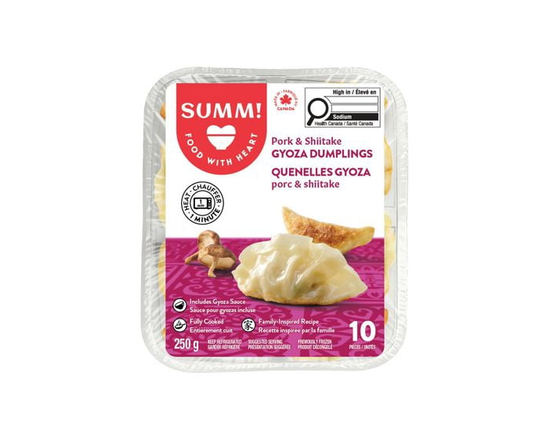 Quenelles Gyoza au Porc & Shiitake SUMM!, 250 grammes, 10 unités (Réfrigéré)
