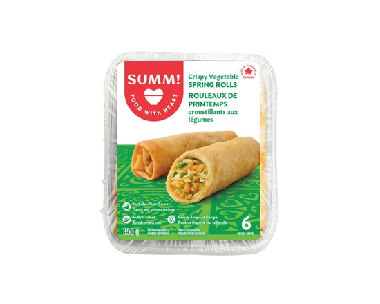 Rouleaux de printemps croustillants SUMM!, 350 grammes, 6 unités (Réfrigéré)