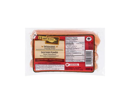 Harvest Meats Wieners Gluten Free Naturally Smoked