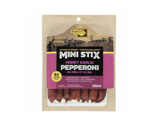 Harvest Meat Mini Stix Honey Garlic Pepperoni