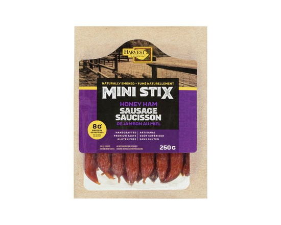 Harvest Meats Mini Stix Honey Ham Sausage