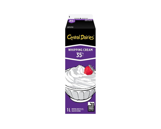 Central Dairies by Natrel 35% Whipping Cream - 1 litre