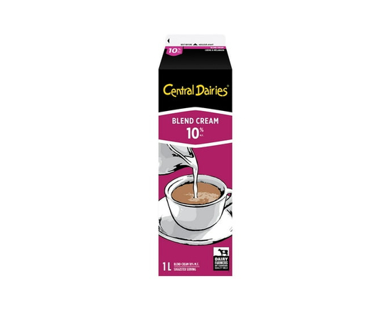 Central Dairies10% Blend Cream - 1 litre