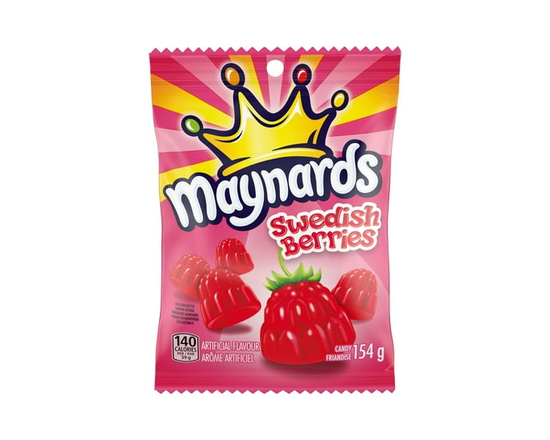 Maynards Swedish Berries Candy, Gummy Candy - 154 g