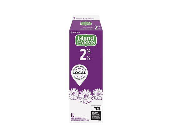 Island Farms 2% Milk 1L - 1 L