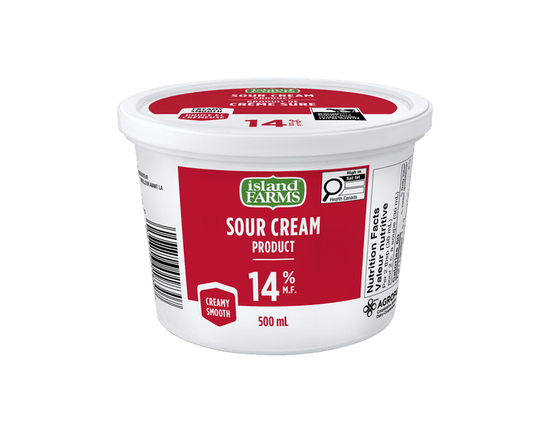 Island Farms 14% Sour Cream 500ml - 500 mL