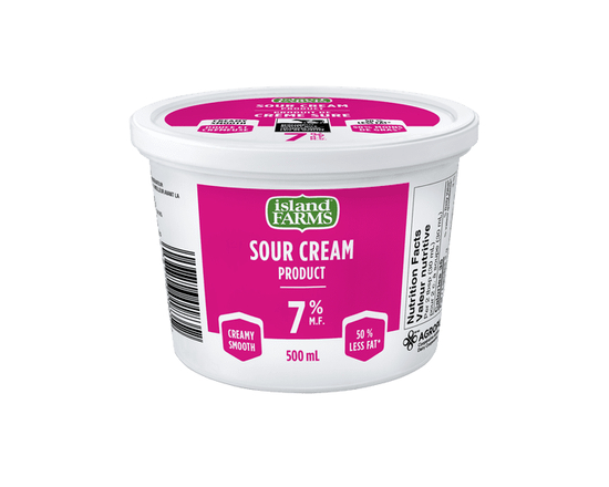 Island Farms 7% Light Sour Cream - 500 mL