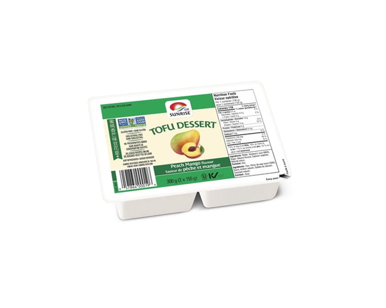 Sunrise Peach Mango Flavour Tofu Dessert - 2x150g