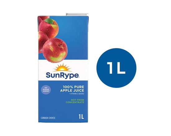 SunRype Pure Apple Juice 1L - 1 L