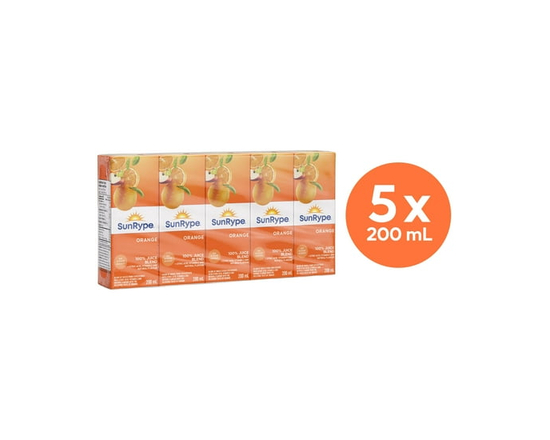 SunRype Orange Juice Boxes 5X200ML