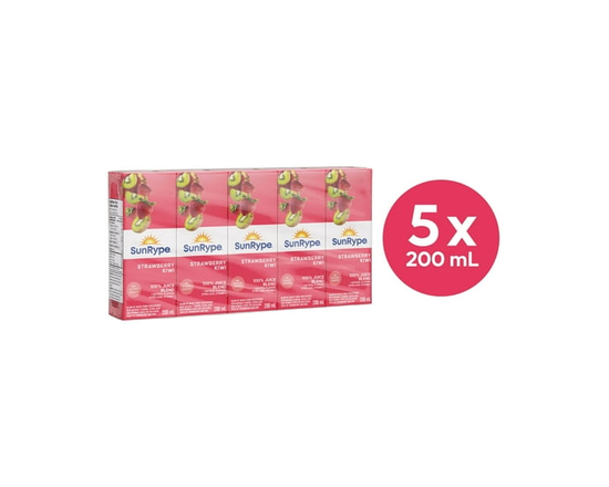 SunRype Strawberry Kiwi Juice Boxes 5 x 200 ml - 200 mL