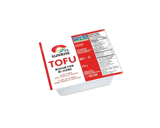 Sunrise Soya Foods Sunrise Medium Firm Tofu - 454 g
