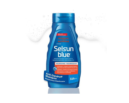 Selsun Blue Botanicals - Itchy Dry Scalp Citrus Blast - 325 ML - 3% Salicylic Acid - Controls Dandruff - 8 Moisturizers - Relieves Itching & Flaking -