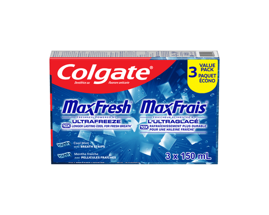 Dentifrice Colgate MaxFrais menthe pure, 150 ml - 3 oz