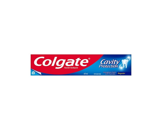 Colgate Cavity Protection Fluoride Toothpaste, Regular 60ml