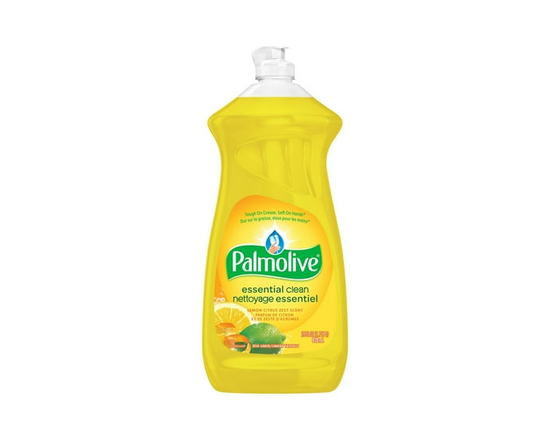 Palmolive Essential Clean Liquid Dish Soap, Lemon Citrus Zest Scent - 828 ml - 828 mL