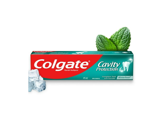 Colgate Cavity Protection Fluoride Toothpaste, Winterfresh 95ml