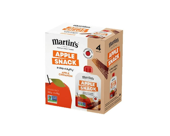 Cinnamon Apple Snack 4 Pouches - 90g