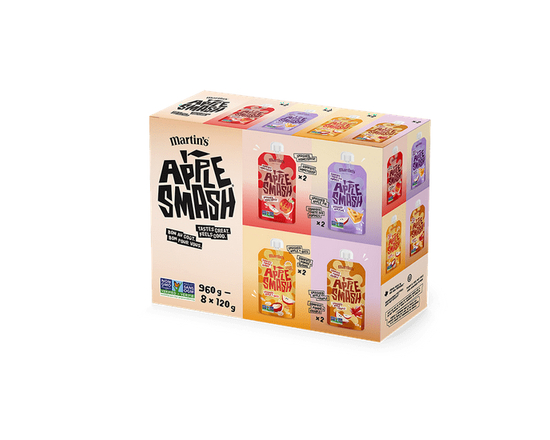 Appke Smash Variety Pack 8 Pouches - 120g