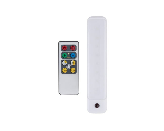 Globe Electric 10" LED Edge Plastic Strip Light with IR Remote, 26048