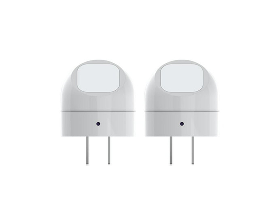 Automatic Dusk to Dawn 360-Degree Directional LED Night Light 2-Pack, White Finish, 3000 Kelvin