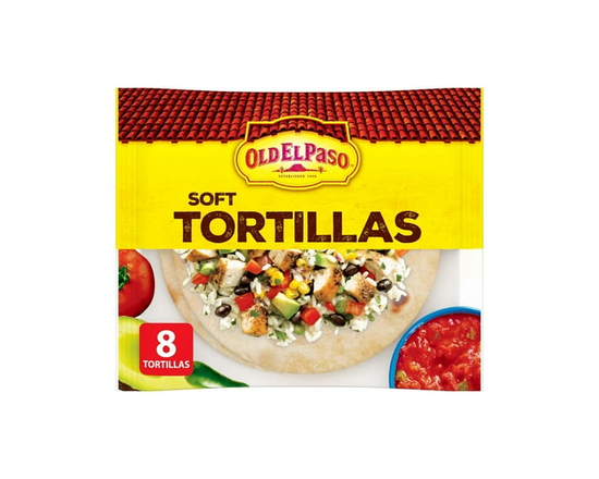 Old El Paso Soft Flour Tortillas, Large, 334g - 334 g