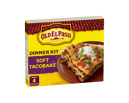 Old El Paso Soft Taco Bake Dinner Kit - 4 Tortillas