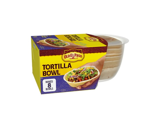Old El Paso Soft Tortilla Bowls, Flour Tortillas, 189g - 189 g