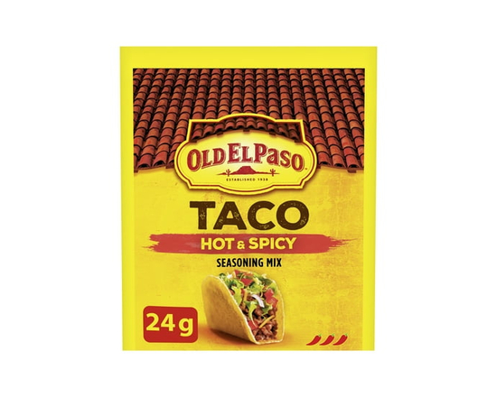 Old El Paso Taco Seasoning Mix Hot & Spicy - 24 g