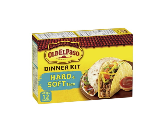 Old El Paso Hard & Soft Taco Dinner Kit, 340 g - 340 g