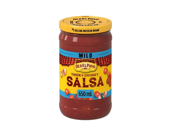 Old El Paso Thick 'n Chunky Mild Salsa, 650 ml - 650 mL