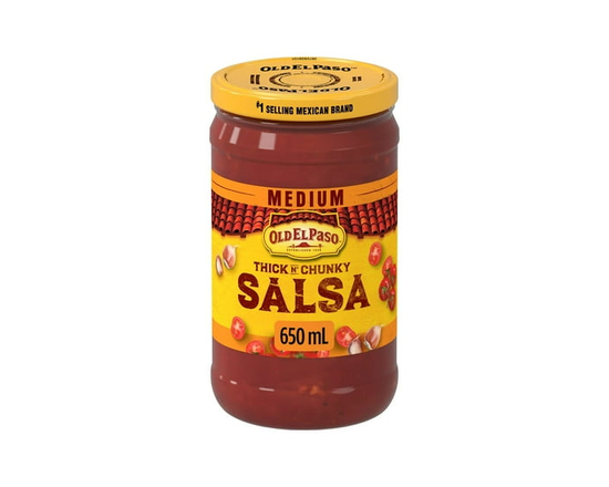 Old El Paso Thick 'n Chunky Medium Salsa - 650 mL