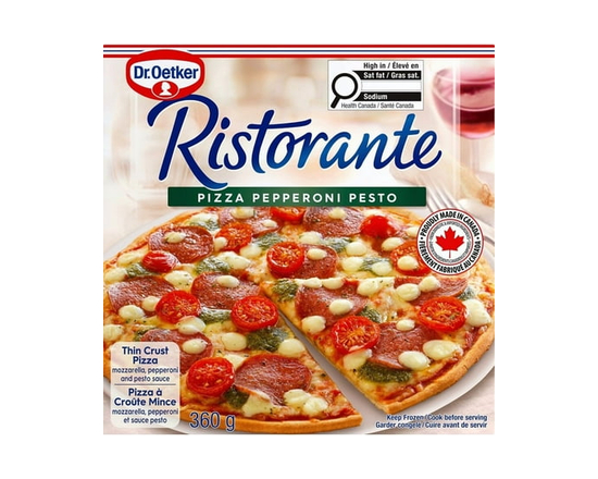Dr. Oetker Ristorante Pepperoni Pesto Pizza - 360 g